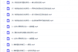 乐乐课堂中考化学能力提升网课突破提分教学视频